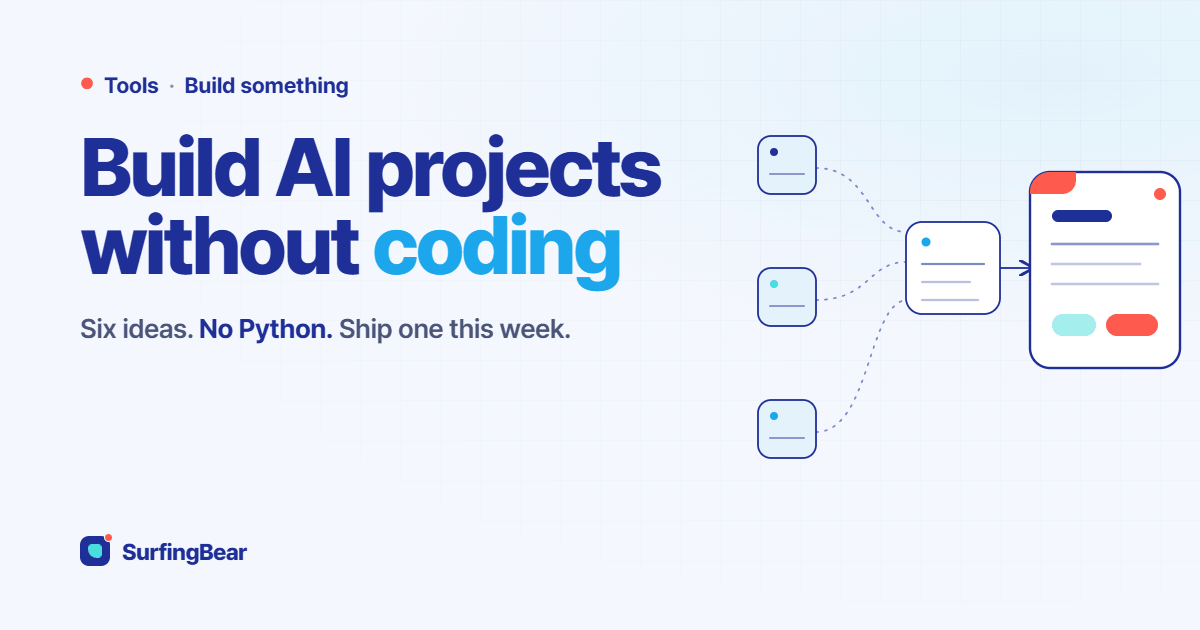 how to build ai projects without coding — SurfingBear